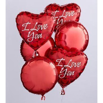 Μπαλόνια Καρδιές Σ'αγαπώ!